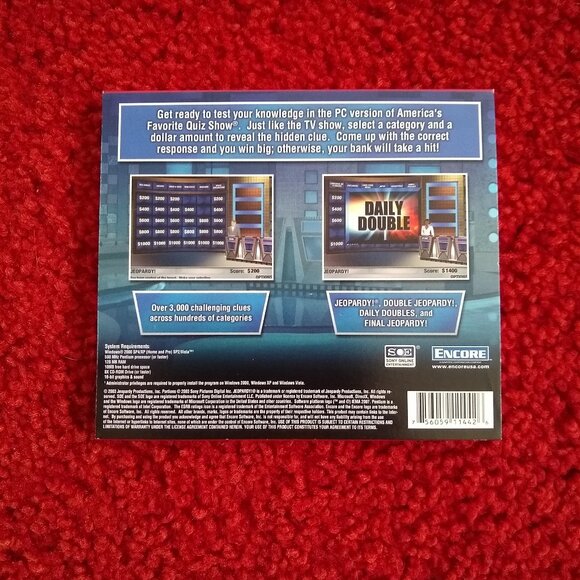 Vintage y2k Jeopardy! CD game for PC - Picture 3 of 4